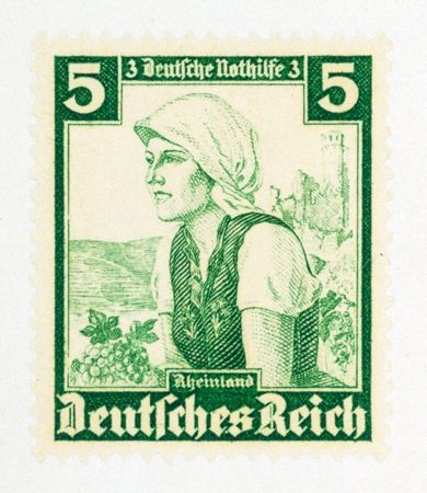 Third Reich stamp honoring peasants in the Rhineland